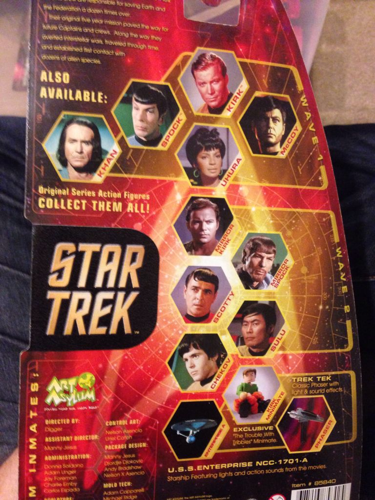 Montgomery Scott - Art Asylum action figure collectible [Barcode 627203858421] - Main Image 2