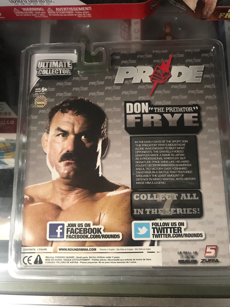 Round 5 - Pride Ultimate Collector - Don ” The Predator” Frye  - Round 5 UFC Zuffa (Pride Collection) action figure collectible [Barcode 628135100930] - Main Image 2
