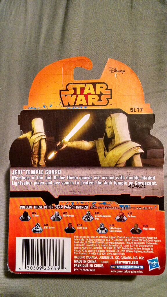 Jedi Temple Guard - Hasbro (Star Wars: Rebels) action figure collectible [Barcode 630509237333] - Main Image 2