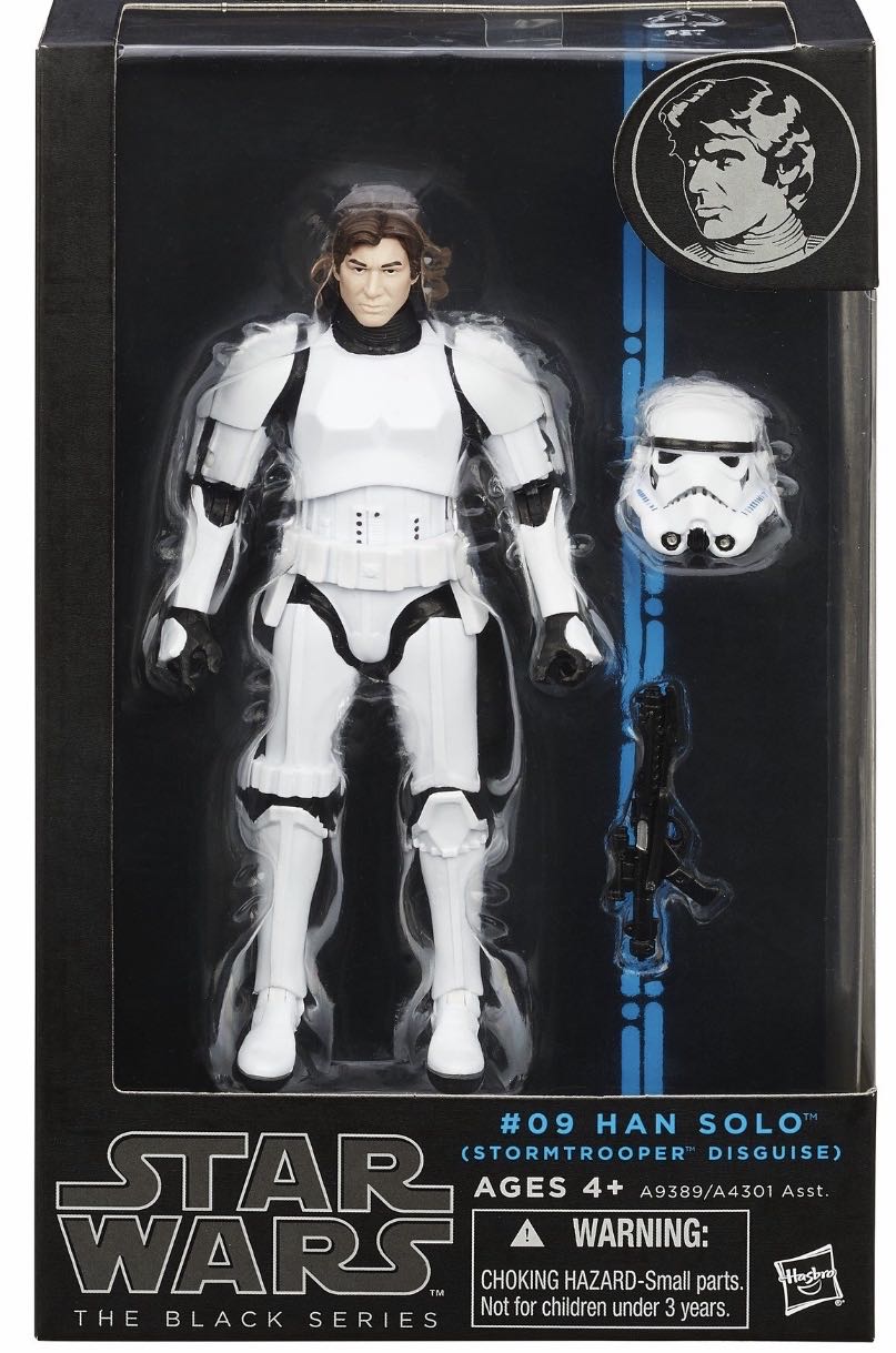 Blue Stripe #09 Han Solo (Stormtrooper) - Hasbro (Blue Line) action figure collectible [Barcode 630509237708] - Main Image 3