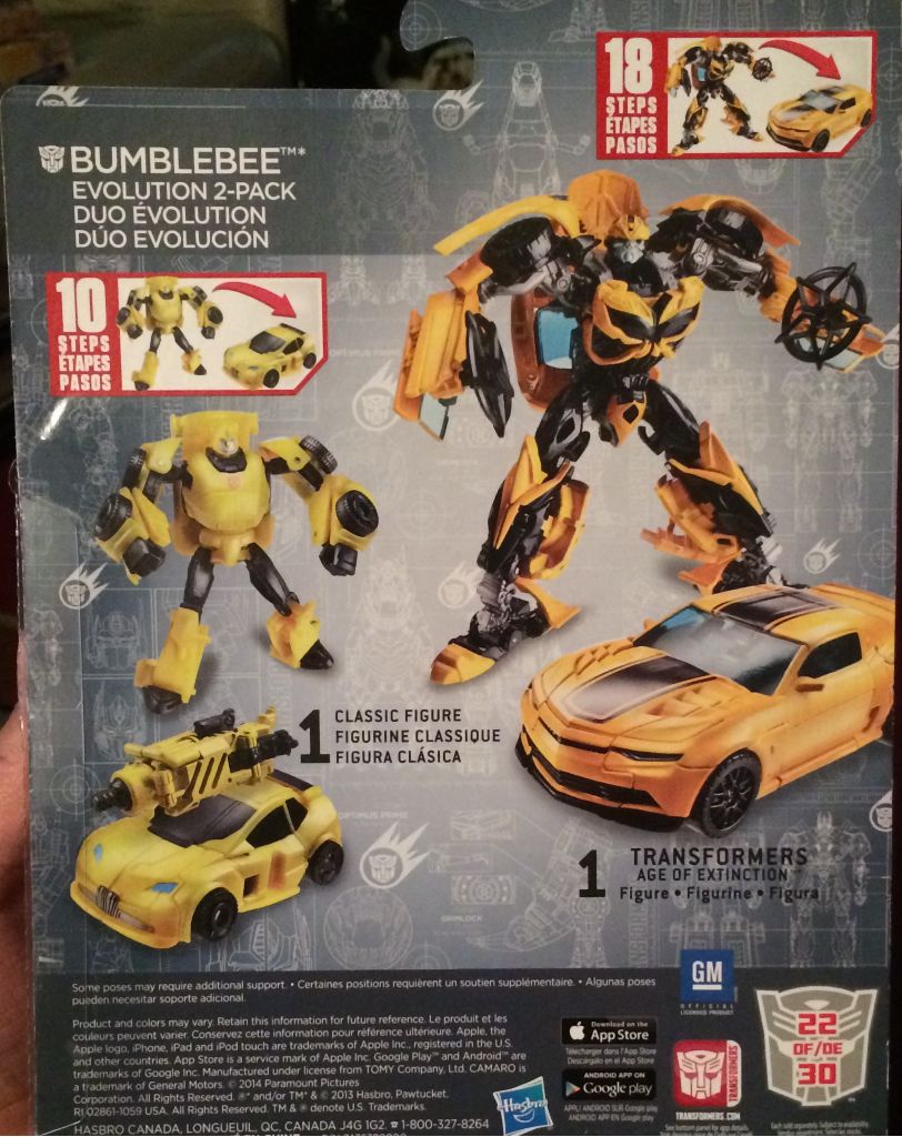 Transformers Evolution 2-Pack: Bumblebee - Hasbro (Evolution 2-Pack) action figure collectible [Barcode 630509239313] - Main Image 2
