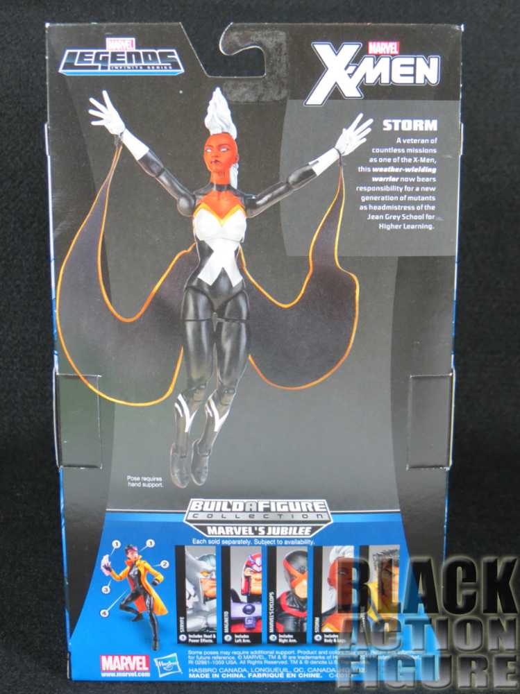 Marvel Legends Jubilee BAF Infinite Series X-Men Storm  ToysRus Exclusive  - Hasbro (Marvel Legends Infinite Series) action figure collectible [Barcode 630509242603] - Main Image 3