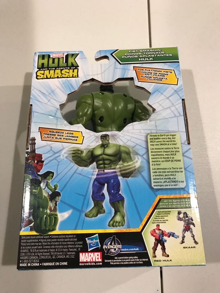 Hulk Agents Of Smash - Fist Smashin Hulk  action figure collectible [Barcode 630509246441] - Main Image 2