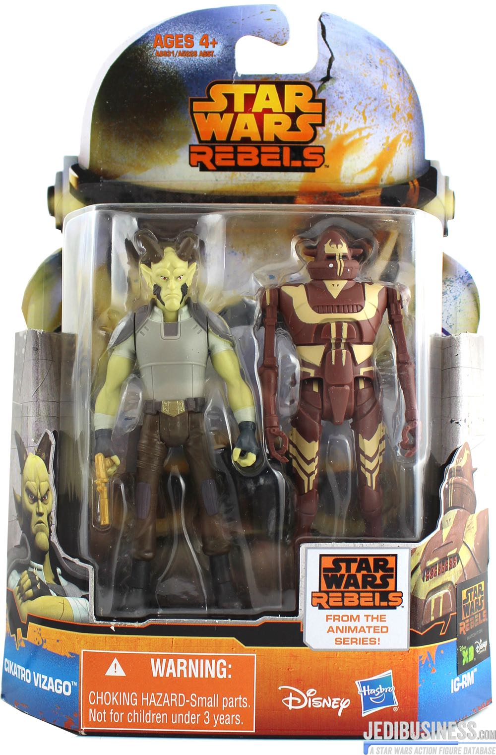 Cikatro Vizago And IG-RM - Hasbro (Star Wars Rebels) action figure collectible [Barcode 630509246861] - Main Image 3