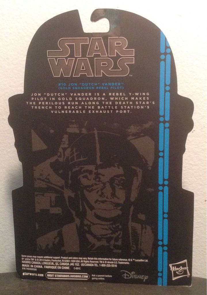 Jon ”Dutch” Vander - Hasbro (A New Hope) action figure collectible [Barcode 630509251803] - Main Image 2