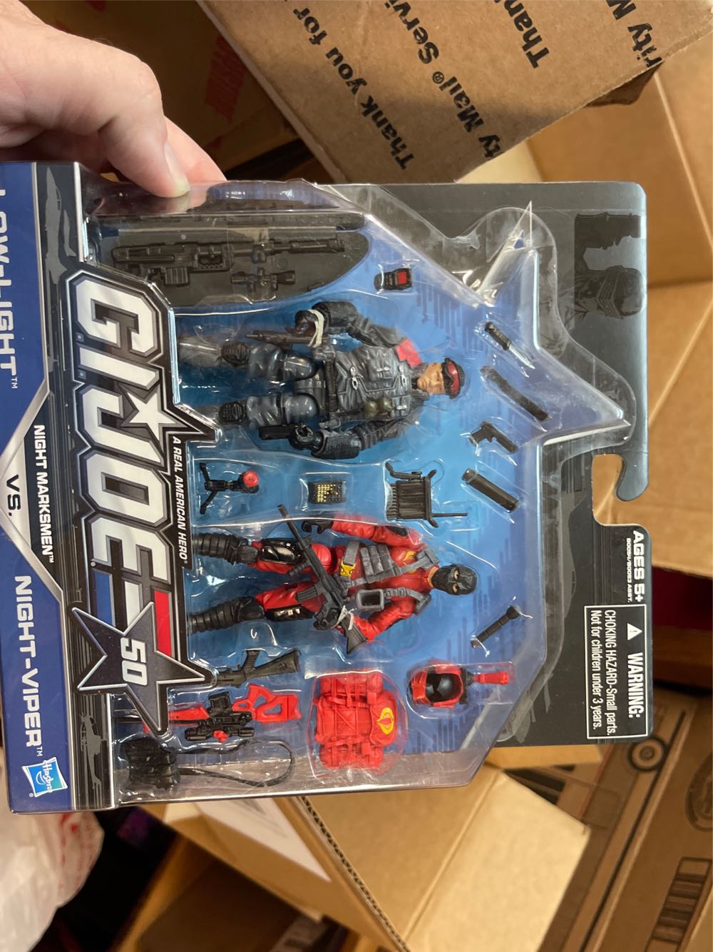 Low-Light VS Night-Viper - Hasbro (G. I. JOE) action figure collectible [Barcode 630509252374] - Main Image 4