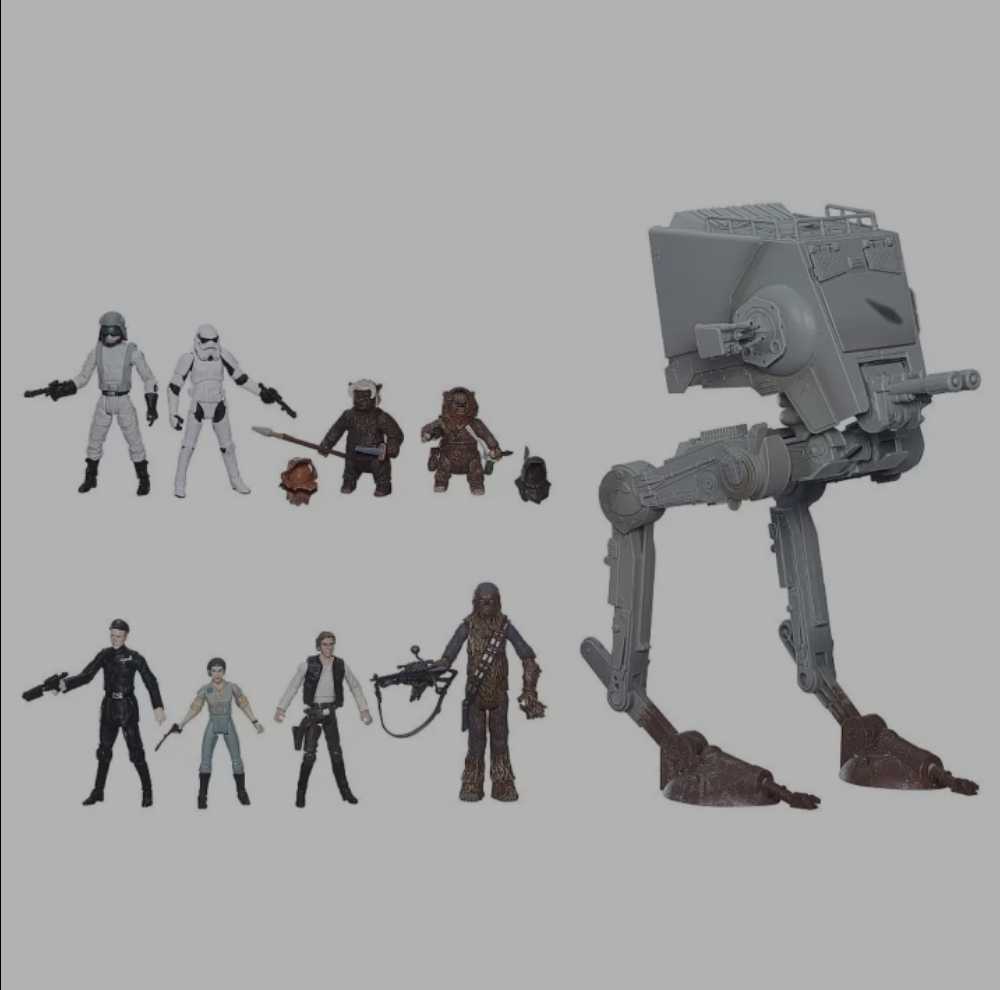 Battle On Endor - Black Series 3.75 - Return of the Jedi - Toys R Us Exclusive - Hasbro (Return Of The Jedi -Deluxe) action figure collectible [Barcode 630509256853] - Main Image 3