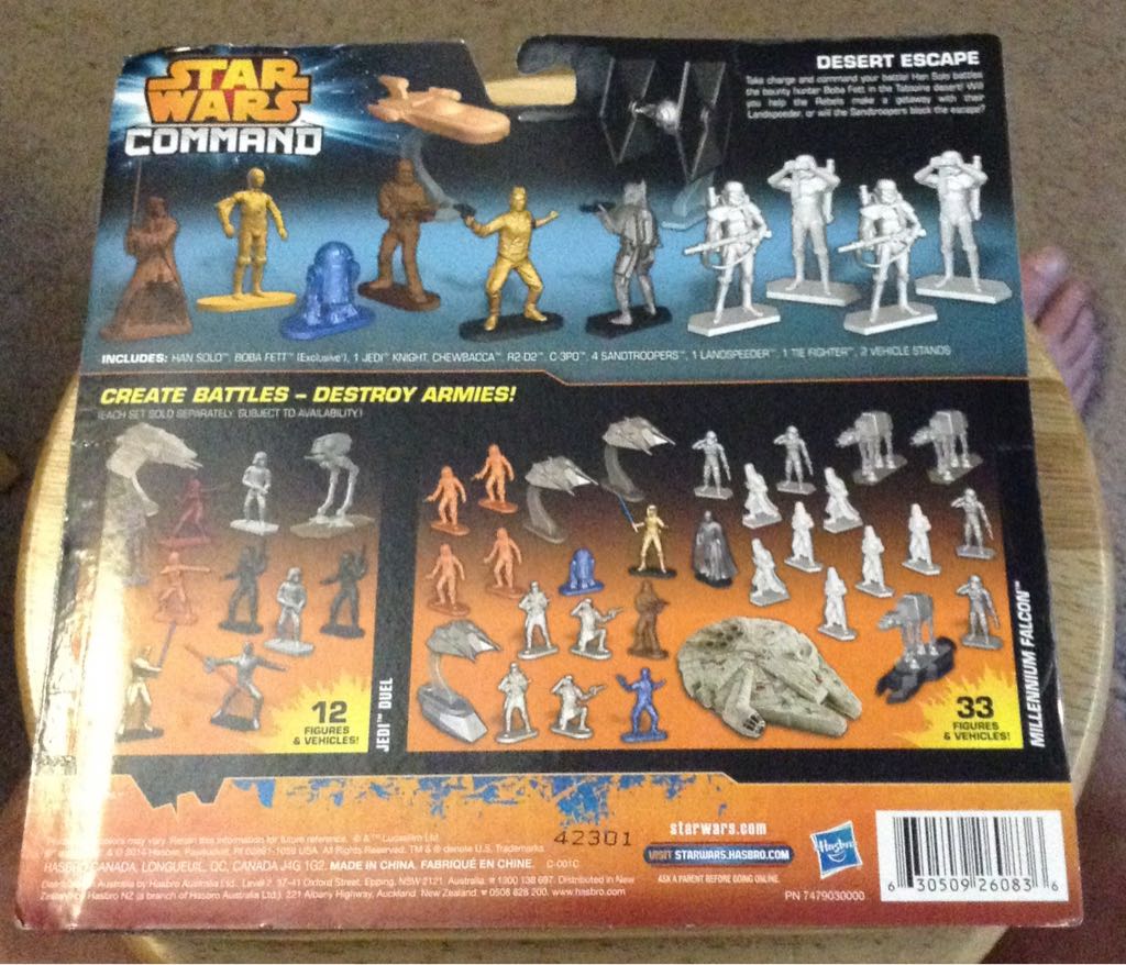 Star Wars Command Desert Escape Play set  - Hasbro (Star Wars Return Of The Jedi) action figure collectible [Barcode 630509260836] - Main Image 2