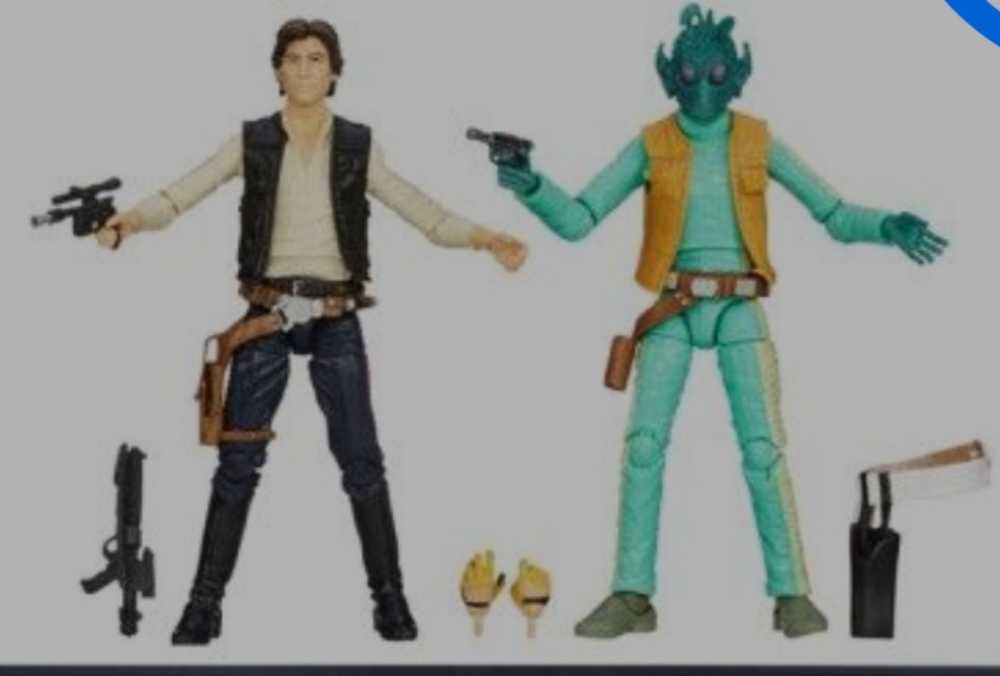 (D) Cantina Showdown (ToysRus Exclusive) - Hasbro (Star Wars Black 6”) (Star Wars - Blue Series) action figure collectible [Barcode 630509260843] - Main Image 3