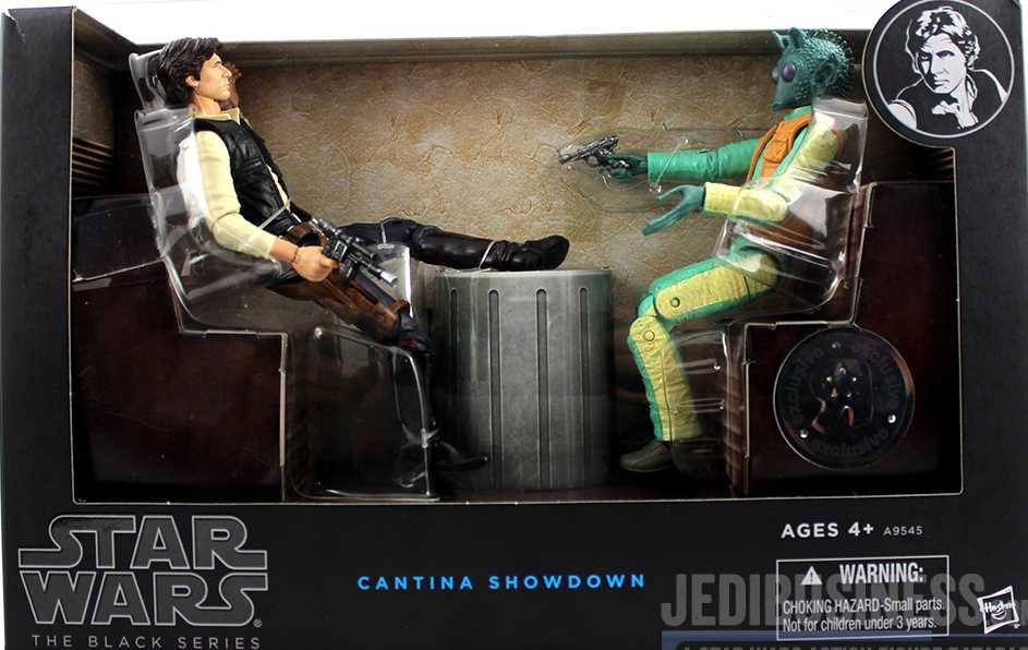 (D) Cantina Showdown (ToysRus Exclusive) - Hasbro (Star Wars Black 6”) (Star Wars - Blue Series) action figure collectible [Barcode 630509260843] - Main Image 4