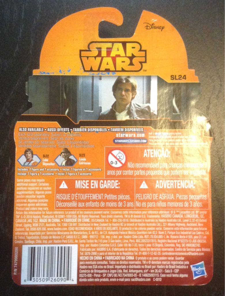 Han Solo Bespin (SL24) - Hasbro (Empire Strikes Back) action figure collectible [Barcode 630509260904] - Main Image 2