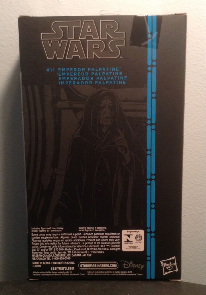 Emperor Palpatine (#11) [SOLD] - Hasbro (Star Wars: Episode VI - Return Of The Jedi) action figure collectible [Barcode 630509260959] - Main Image 2