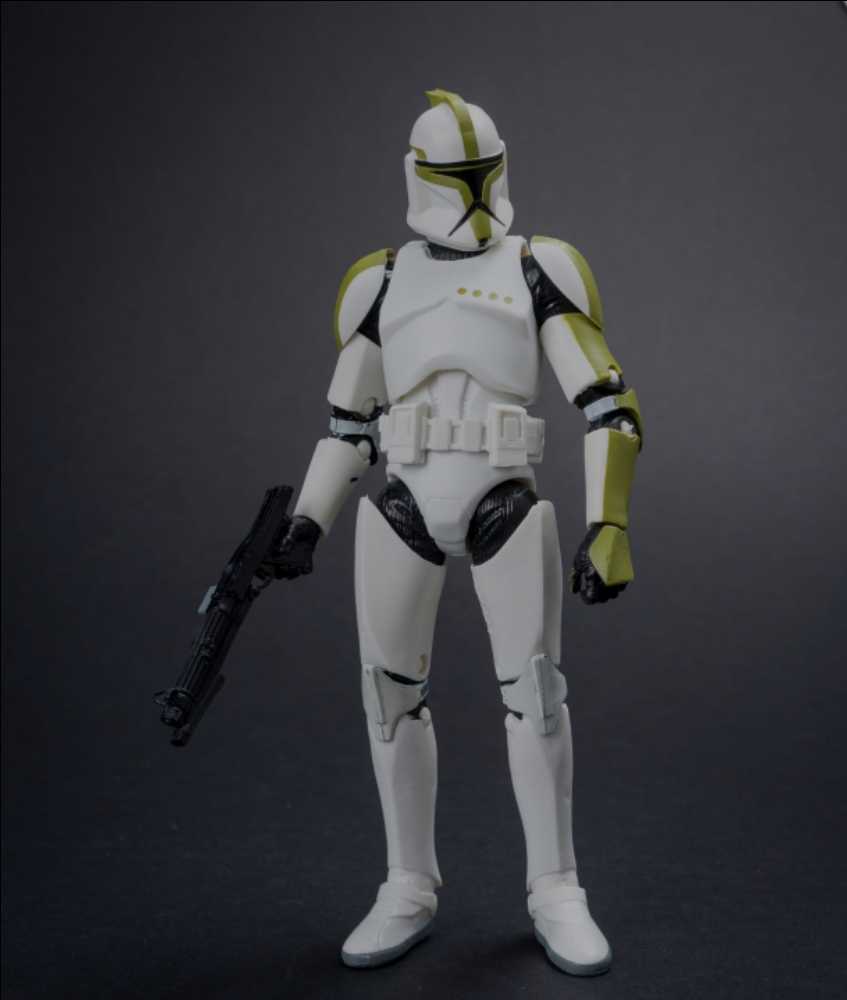 Blue Stripe #07 Clone Trooper Sergeant - Hasbro (Star Wars - The Black Series) action figure collectible [Barcode 630509262380] - Main Image 4
