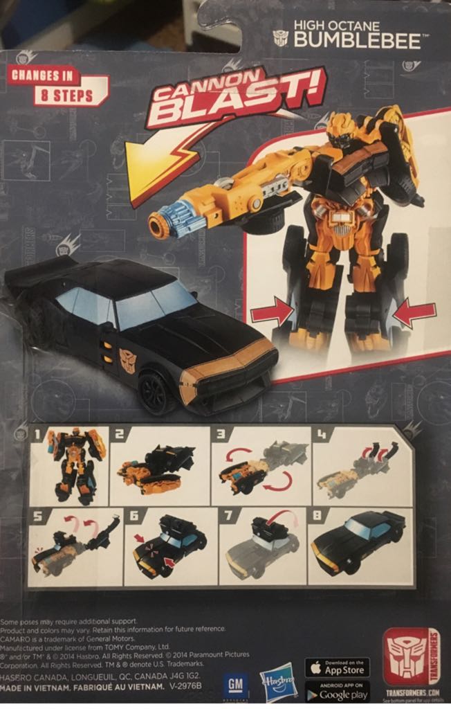Transformers Age Of Extiction: High Octane Bumblebee - Hasbro (Transformers 4: Age of Extinction) action figure collectible [Barcode 630509262861] - Main Image 2