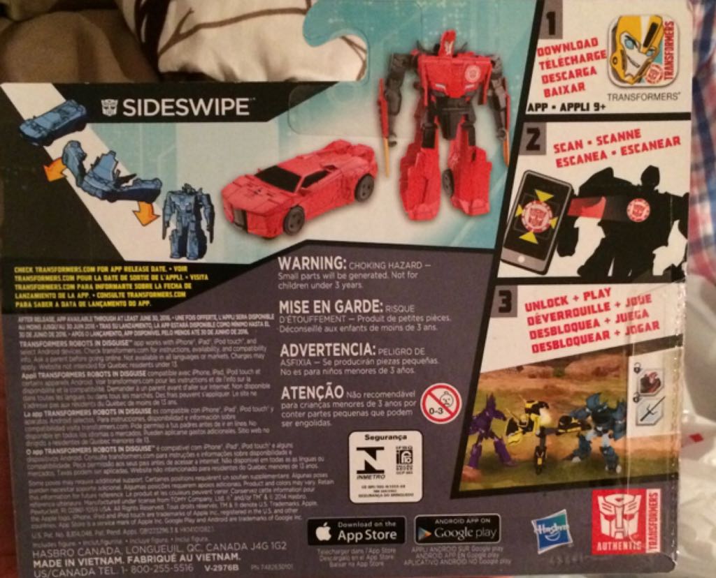 Sideswipe - Hasbro (Transformers: Robots In Disguise) action figure collectible [Barcode 630509266173] - Main Image 2