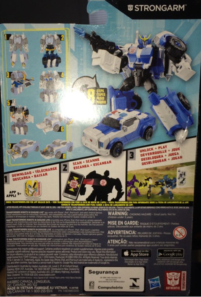 Strongarm - Hasbro (Robots In Disguise 2015) action figure collectible [Barcode 630509266241] - Main Image 2