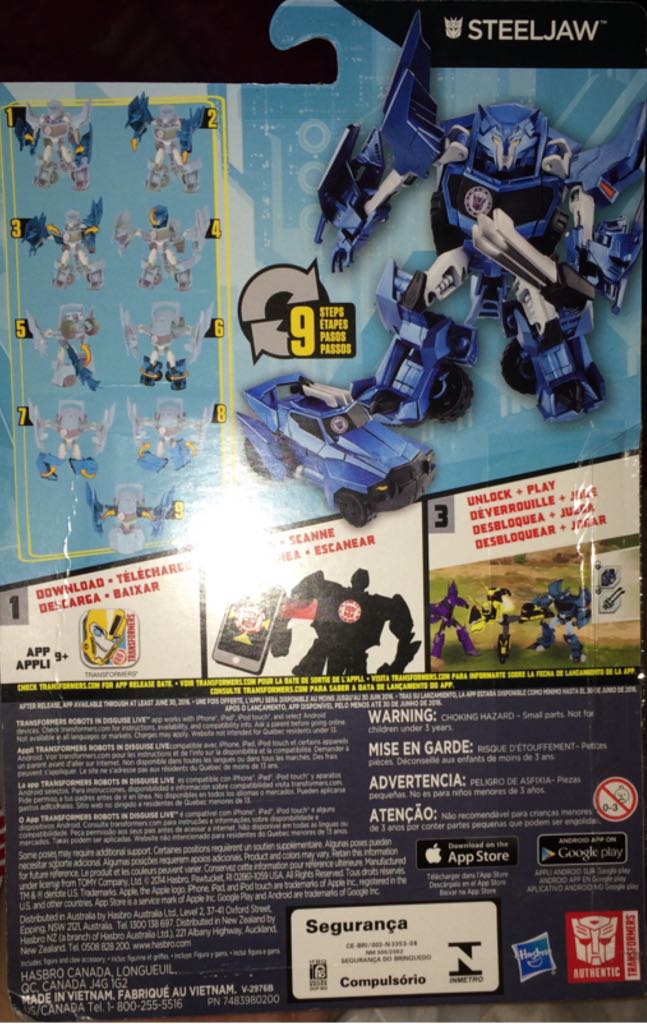 Transformers Robots In Disguise: Steeljaw - Hasbro (Transformers Robots In Disguise) action figure collectible [Barcode 630509266265] - Main Image 2