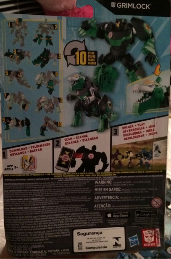 Grimlock - Hasbro (Transformers: Robots In Disguise) action figure collectible [Barcode 630509266296] - Main Image 2