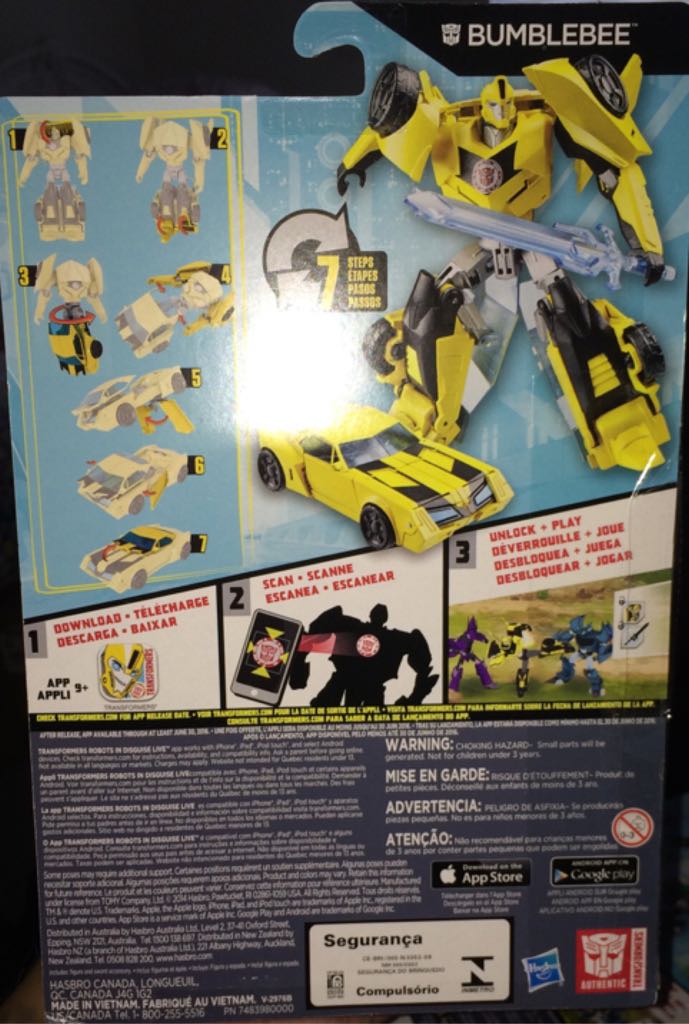 Bumblebee - Hasbro (Transformers: Robots In Disguise) action figure collectible [Barcode 630509266302] - Main Image 2