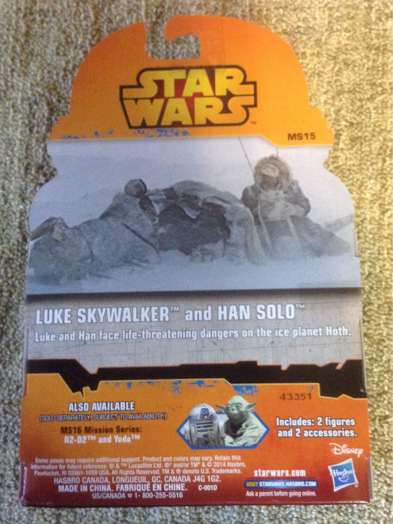 Luke Skywalker & Han Solo - Disney / Hasbro (Rebels Saga Legends (Mission Series)) action figure collectible [Barcode 630509267545] - Main Image 2