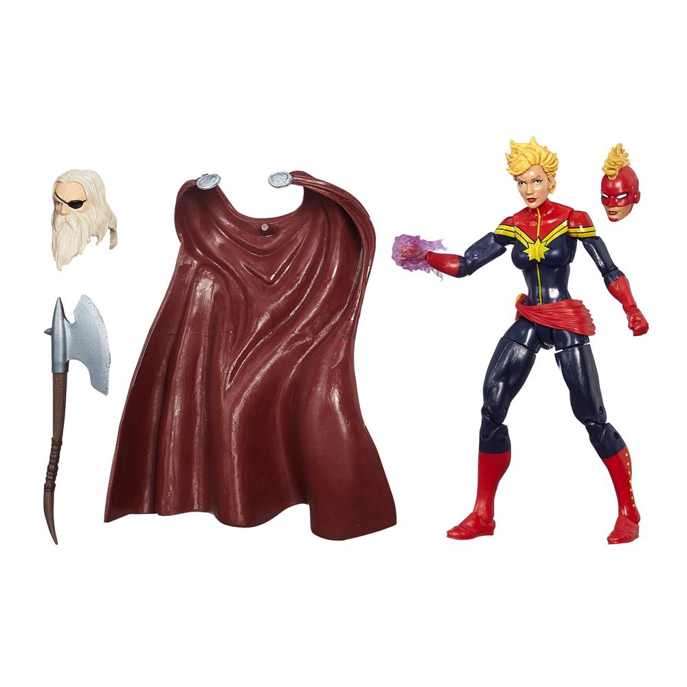 Captain Marvel - Hasbro (Marvel Legends Allfather Series) action figure collectible [Barcode 630509273904] - Main Image 3