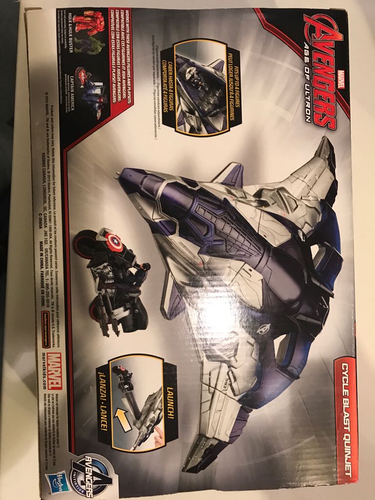Avengers Age Of Ultron Cycle Blast Quin Jet  action figure collectible [Barcode 630509277315] - Main Image 2