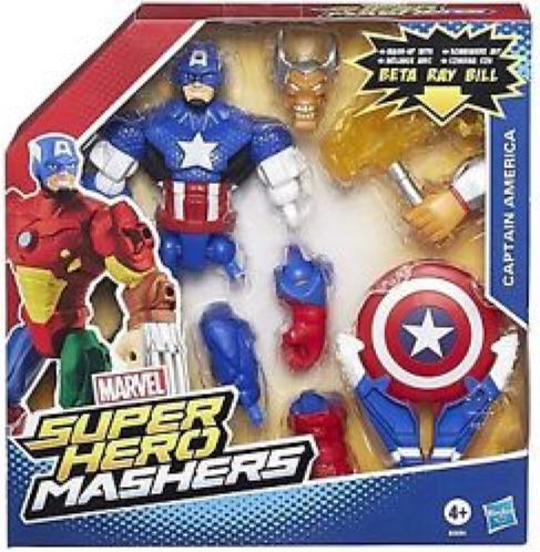 Captain America - Hasbro (Marvel Super Hero Mashers) action figure collectible [Barcode 630509278695] - Main Image 1