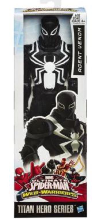 Agent Venom - Hasbro (Ultimate Spider-Man Web Warriors Titan Heroes) action figure collectible [Barcode 630509279463] - Main Image 1