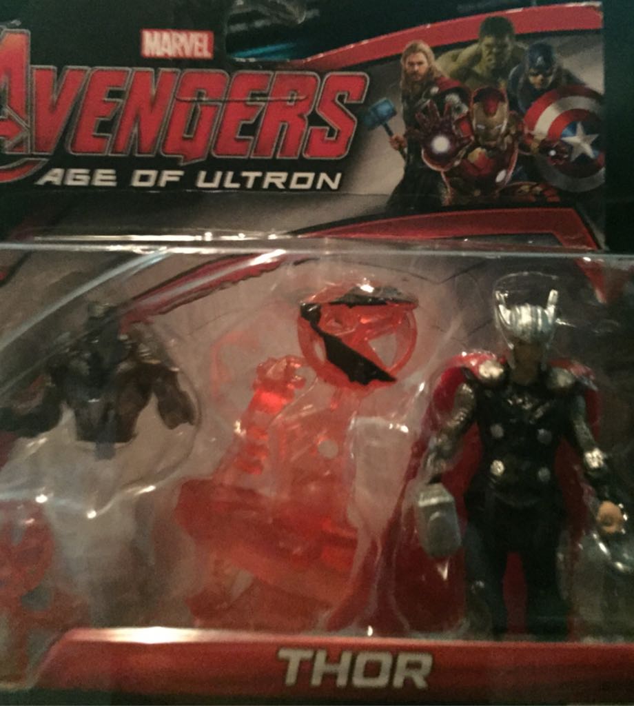 Avengers: Age of Ultron - Thor Vs Sub-Ultron - Hasbro (Avengers Movies) action figure collectible [Barcode 630509280001] - Main Image 2