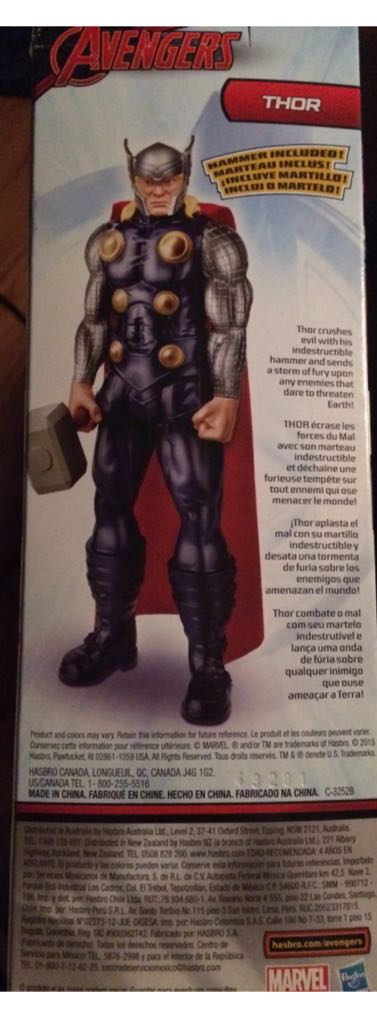 Thor (Loose) - Hasbro (Marvel Titan Hero Series) action figure collectible [Barcode 630509280223] - Main Image 2