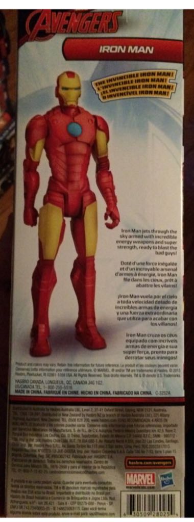 Iron Man (Titan Hero Series) - Hasbro (Marvel Titan Hero Series) action figure collectible [Barcode 630509280254] - Main Image 2