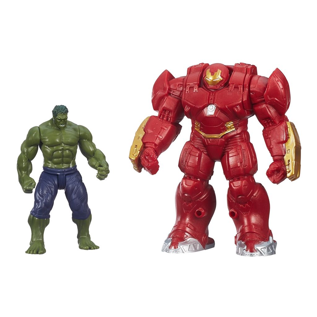 Hulk & Hulk Buster - Hasbro (Marvel Avengers Age Of Ultron) action figure collectible [Barcode 630509280407] - Main Image 2