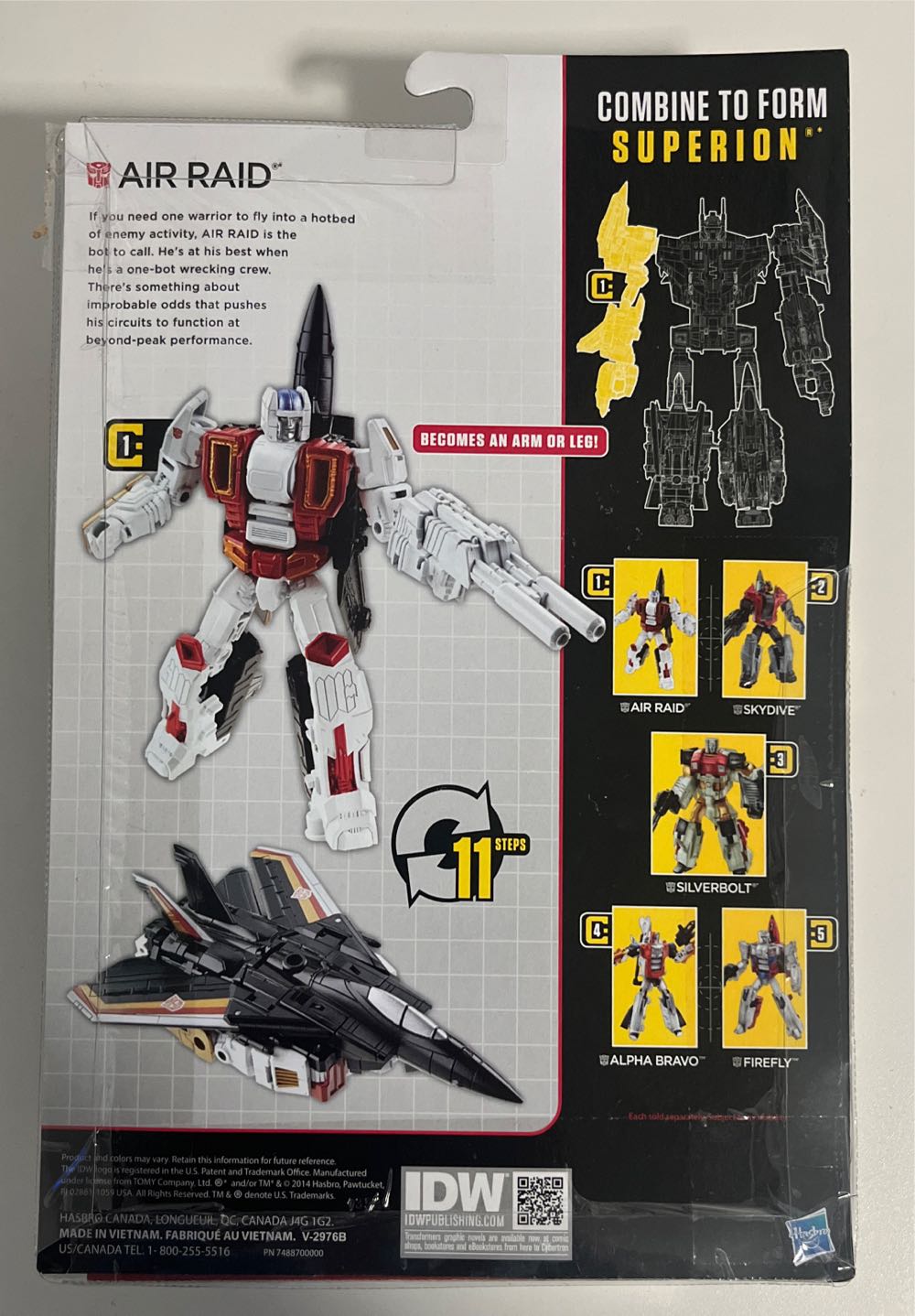 Transformers Combiner Wars Air Raid - Hasbro (Combiner) action figure collectible [Barcode 630509282234] - Main Image 3