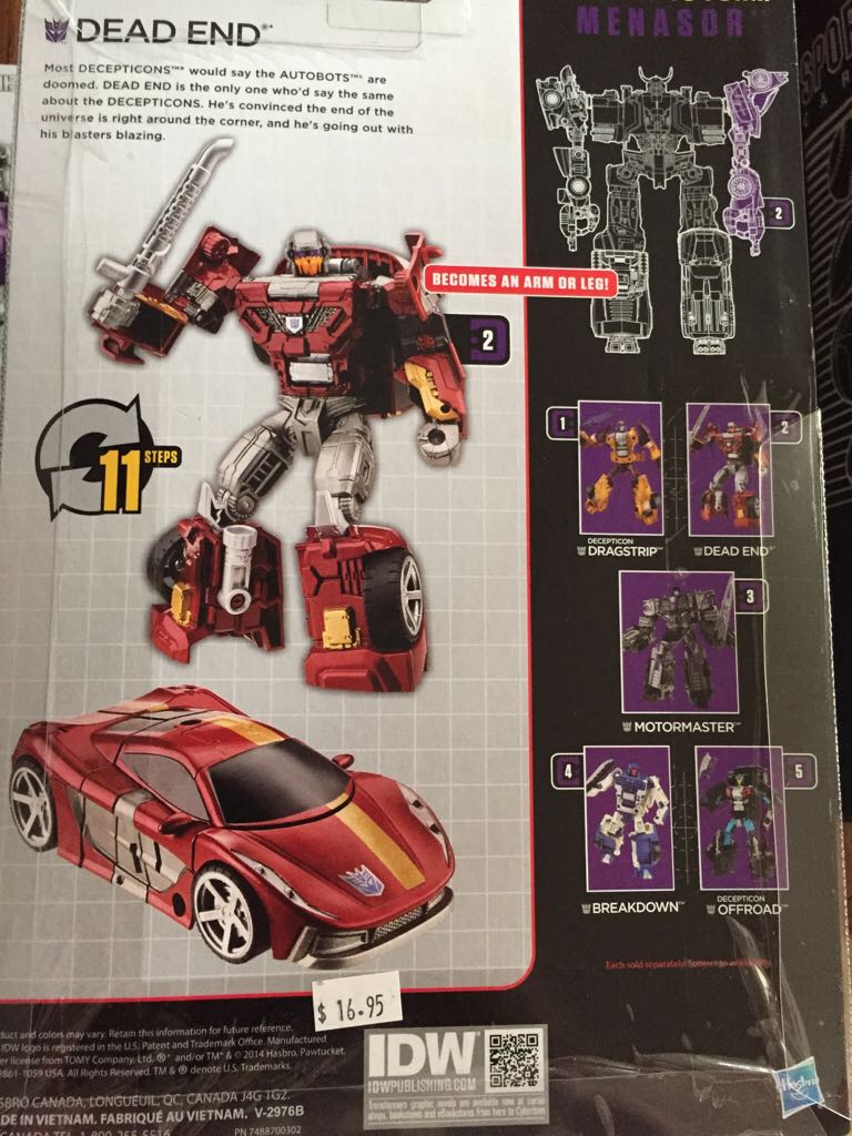Stunticon Dead End - Hasbro (Combiner Wars) action figure collectible [Barcode 630509282241] - Main Image 2