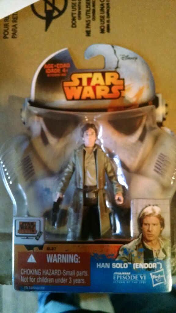 SL27 Han Solo (Endor) - Hasbro (2014 Rebels Saga Legends) action figure collectible [Barcode 630509283620] - Main Image 1