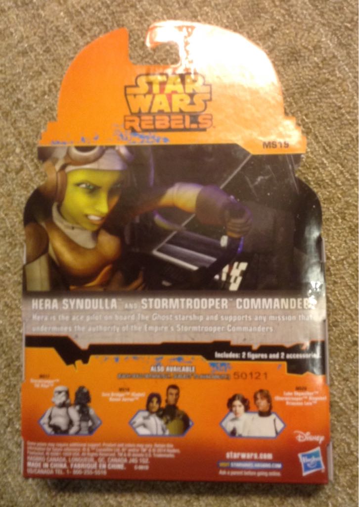 Hera Syndulla With Stormtrooper - Star Wars (Rebels) - Hasbro (Star Wars) action figure collectible [Barcode 630509283781] - Main Image 2