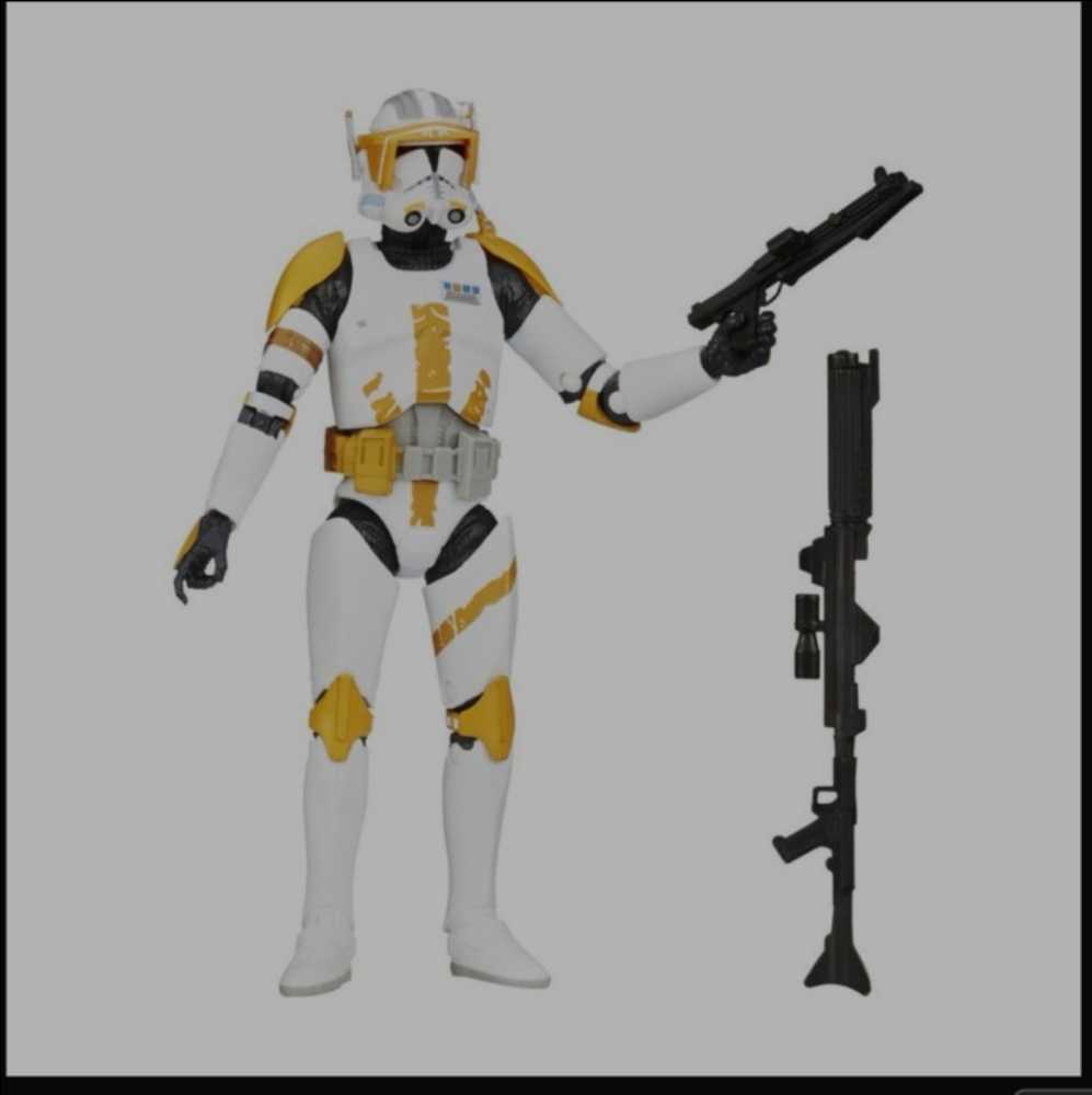 Blue Stripe #14 Commander Cody - Hasbro (Star Wars Episode III Revenge Of The Sith) action figure collectible [Barcode 630509283835] - Main Image 3