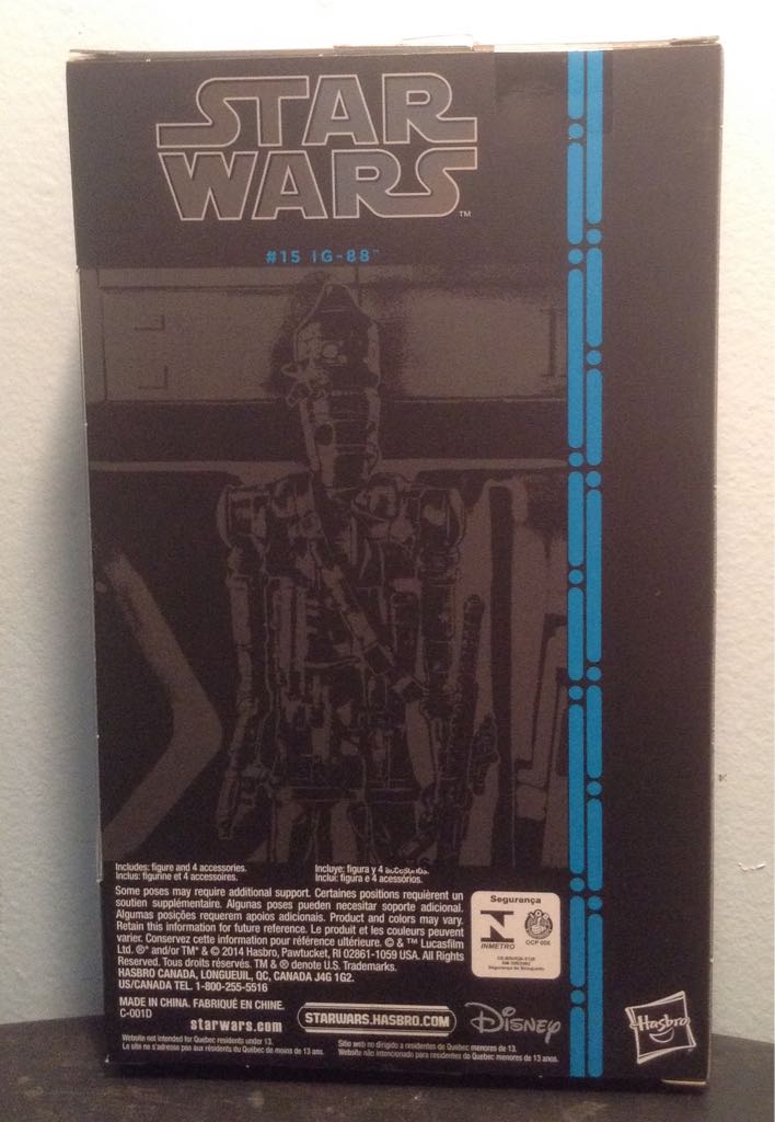 IG-88 - Hasbro (Star Wars Episode VI Return Of The Jedi) action figure collectible [Barcode 630509283842] - Main Image 2