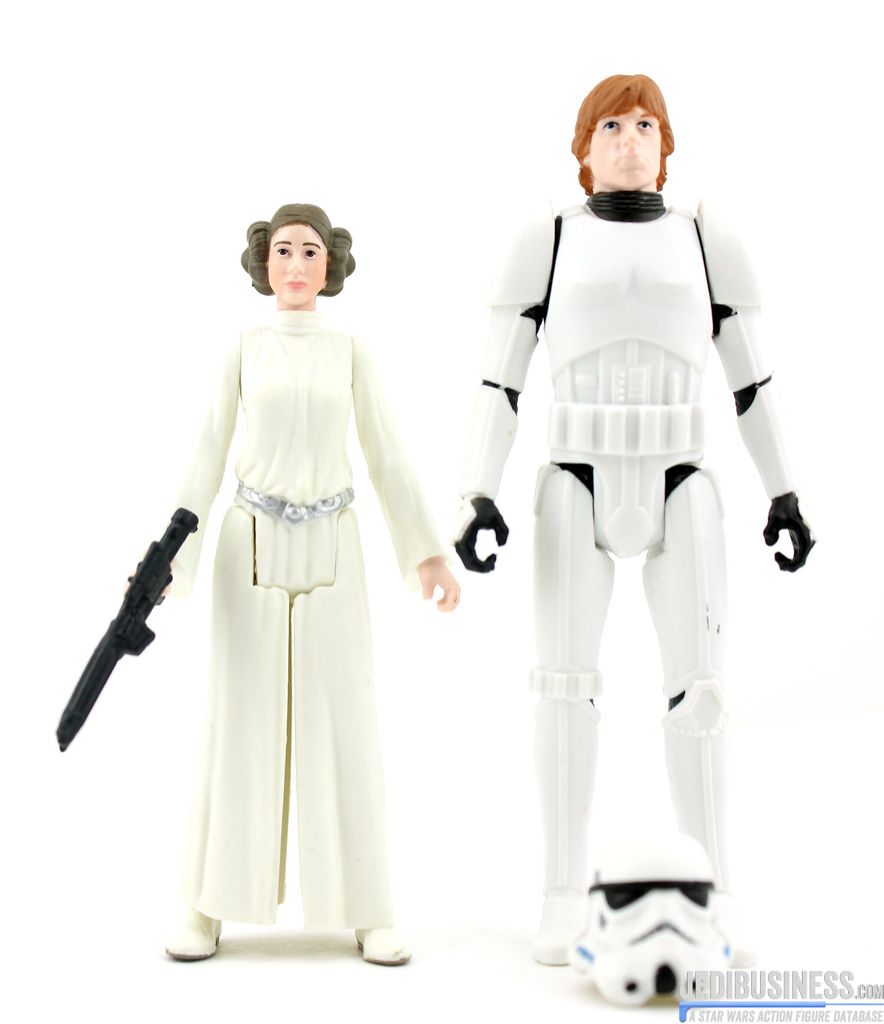 Princess Leis & Luke Skywalker Stormtrooper - Hasbro (Star Wars 3.75” Star Wars Rebels) action figure collectible [Barcode 630509285723] - Main Image 2