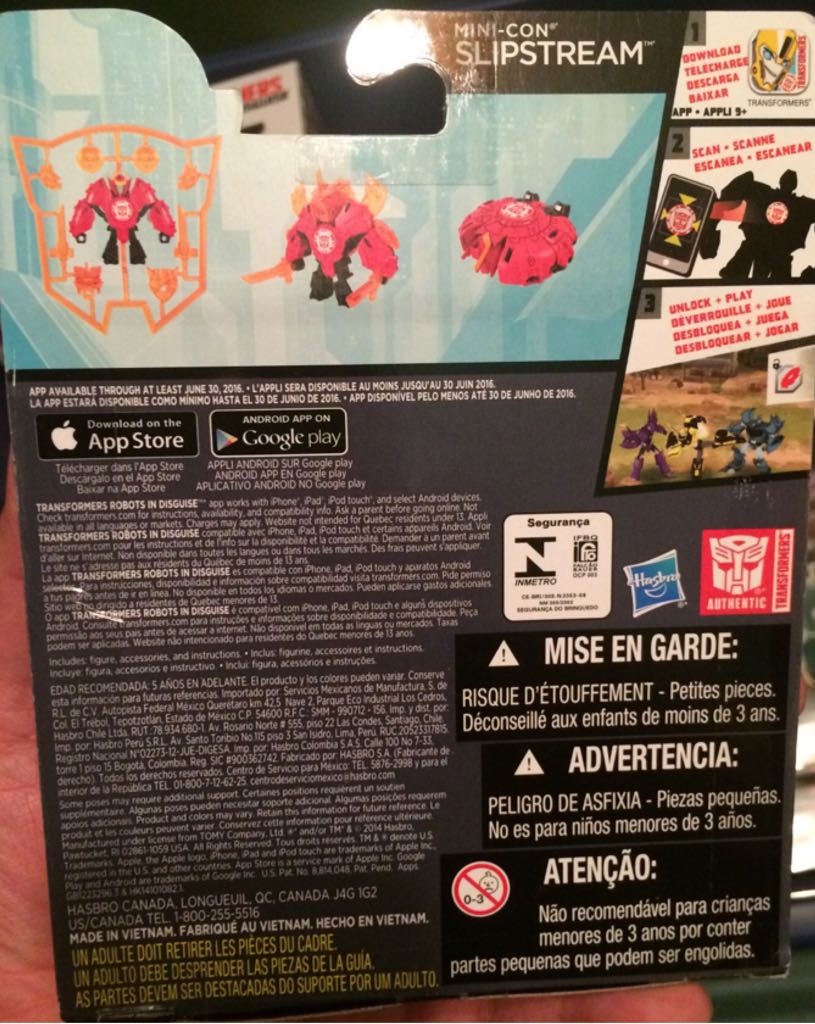 Mini-con Slipstream - Hasbro (Transformers: Robots In Disguise) action figure collectible [Barcode 630509289189] - Main Image 2