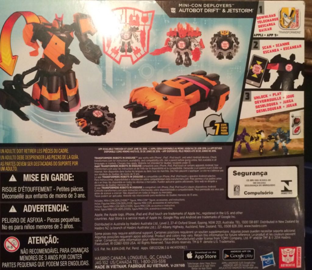 Autobot Drift & Jetstorm - Hasbro (Transformers: Robots In Disguise) action figure collectible [Barcode 630509289271] - Main Image 2