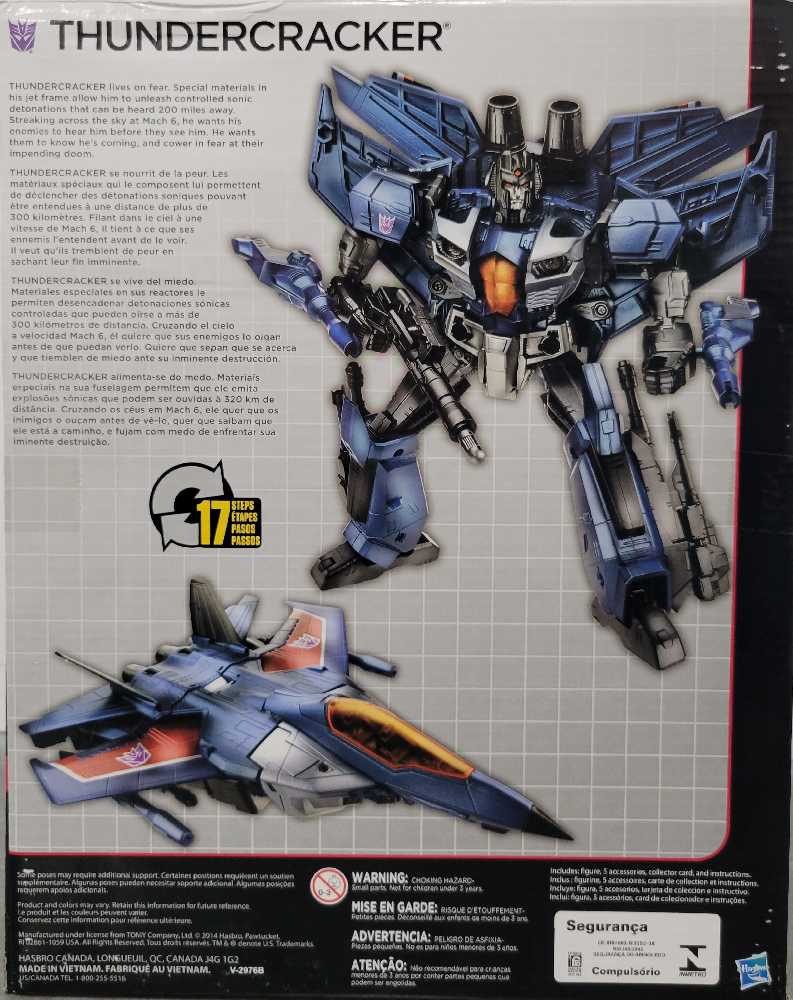 Transformers Combiner Wars Thundercracker - Hasbro (Combiner Wars) action figure collectible [Barcode 630509289455] - Main Image 4
