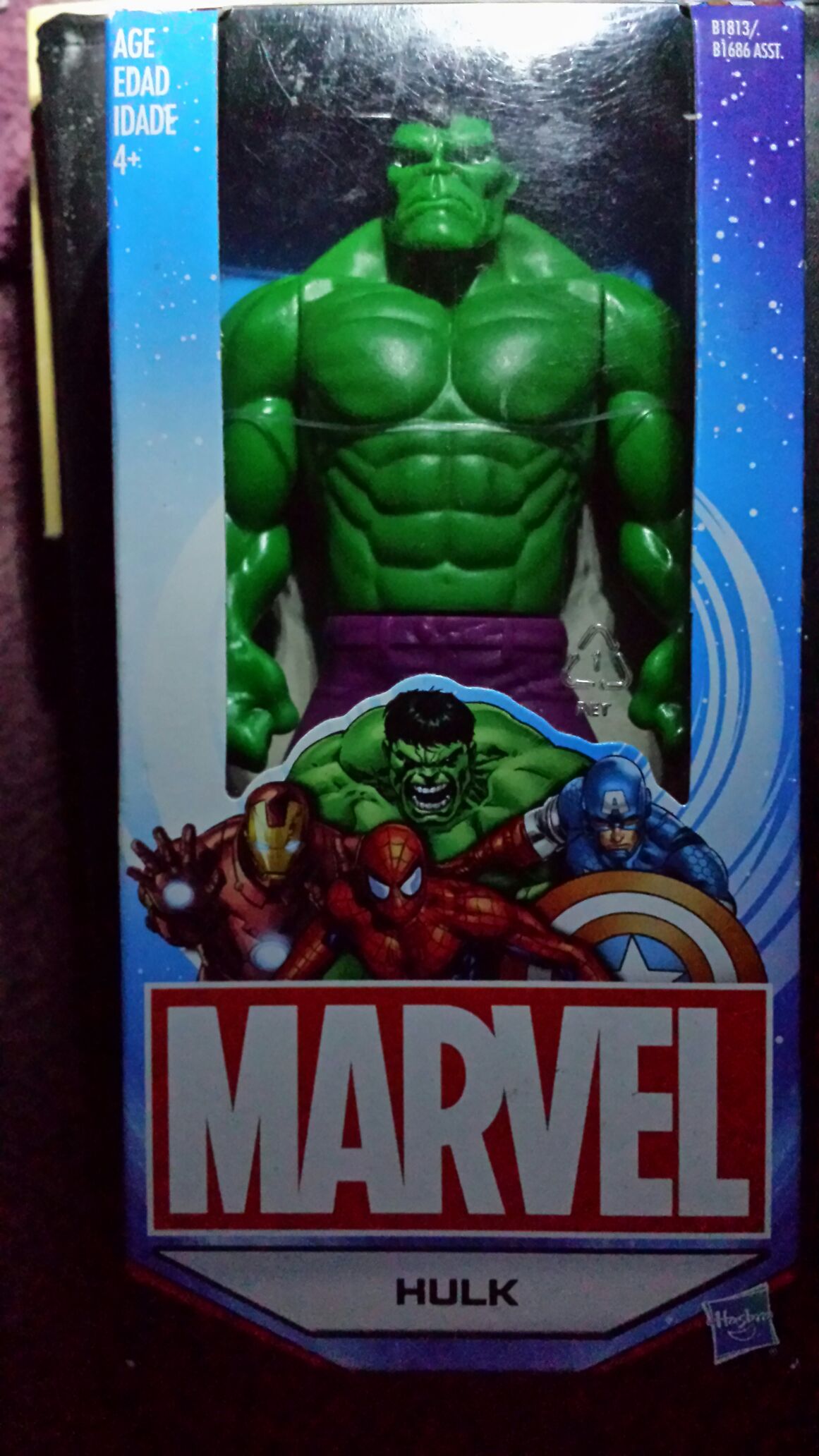 Marvel - Hulk - Hasbro 5” - 2016 - Hasbro (MARVEL) action figure collectible [Barcode 630509294763] - Main Image 1