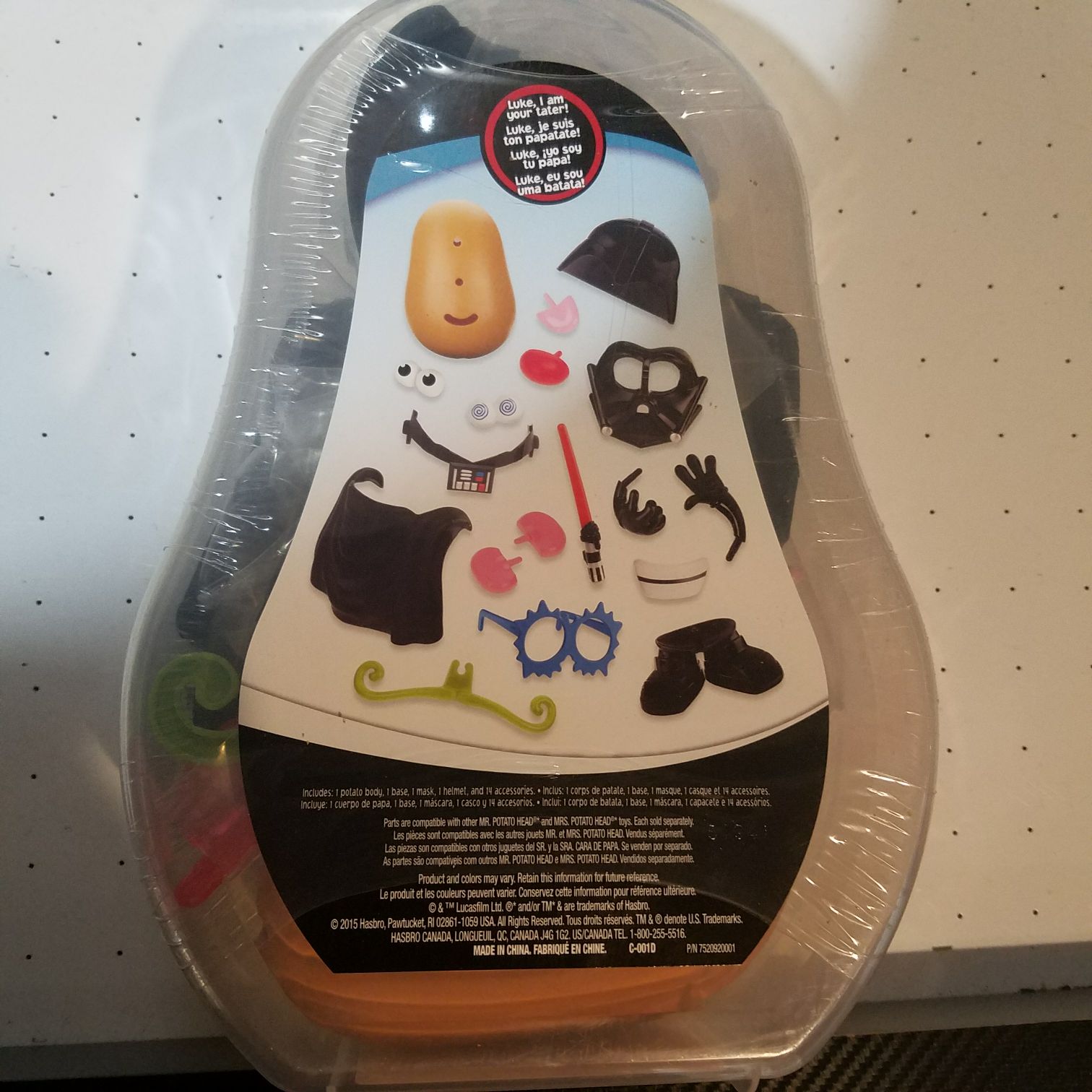 Star Wars Darth Tater Container - Playskool/Hasbro action figure collectible [Barcode 630509296842] - Main Image 2