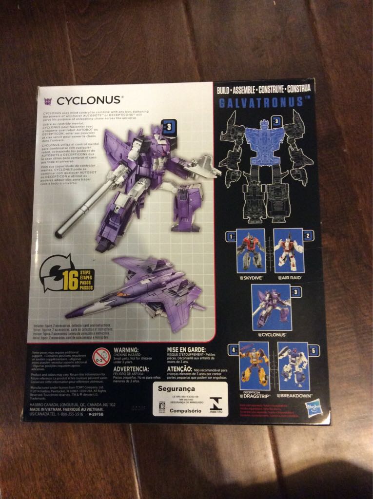 Transformers Combiner Wars Cyclonus - Hasbro (Transformers Combiner Wars) action figure collectible [Barcode 630509298334] - Main Image 2