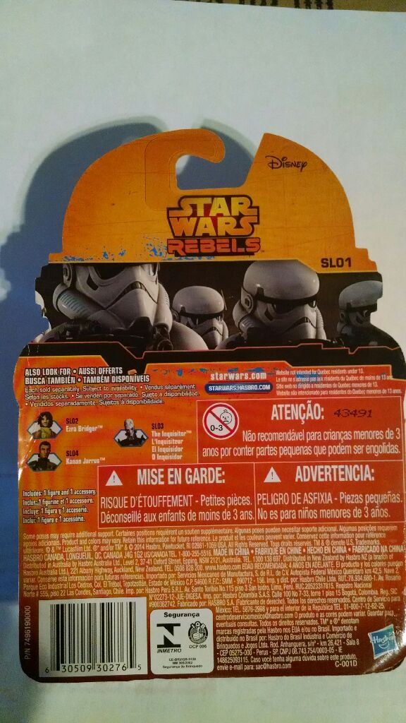 Stormtrooper - Hasbro (Star Wars Rebels) action figure collectible [Barcode 630509302765] - Main Image 2