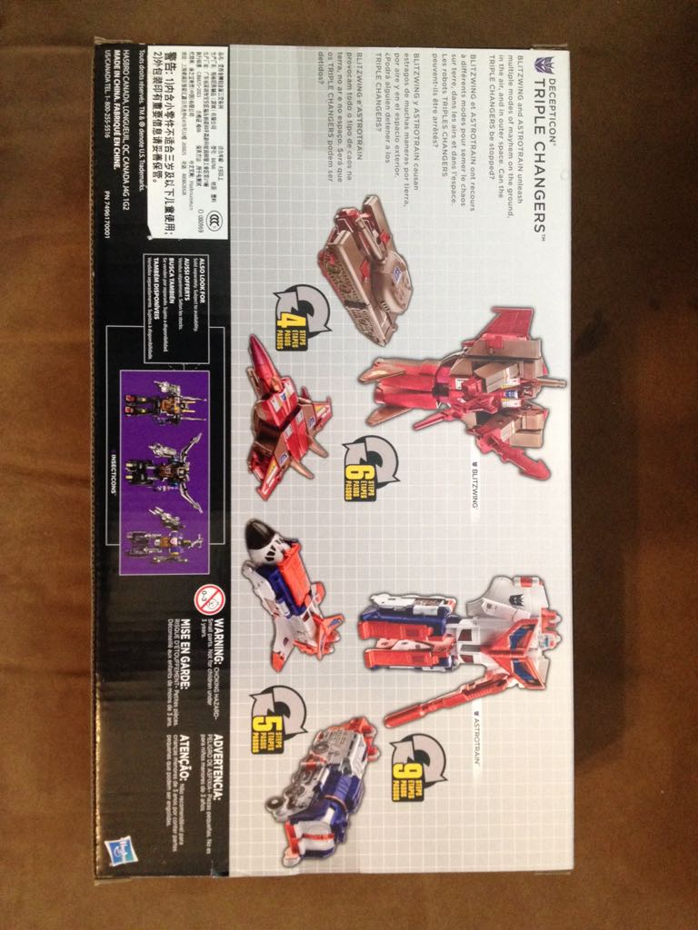 Transformers Platinum Edition Blitzwing & Astrotrain Triple Changers 2 Pack - Hasbro (Platinum Edition) action figure collectible [Barcode 630509304578] - Main Image 2