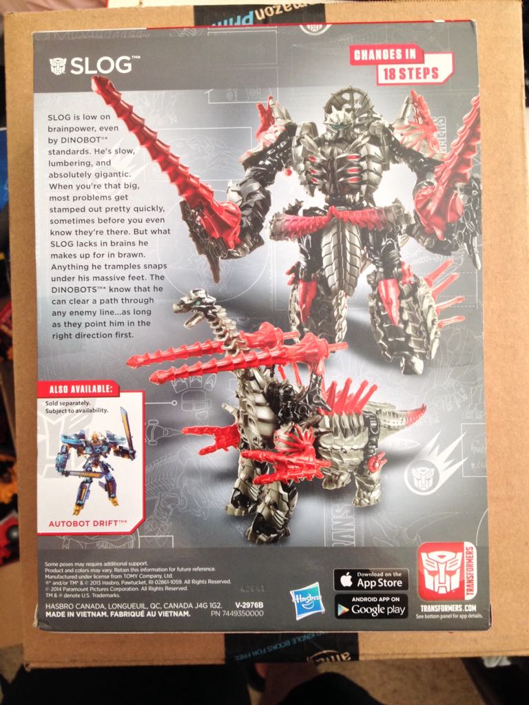 Slog - Hasbro (Thrilling 30) action figure collectible [Barcode 630509308651] - Main Image 2