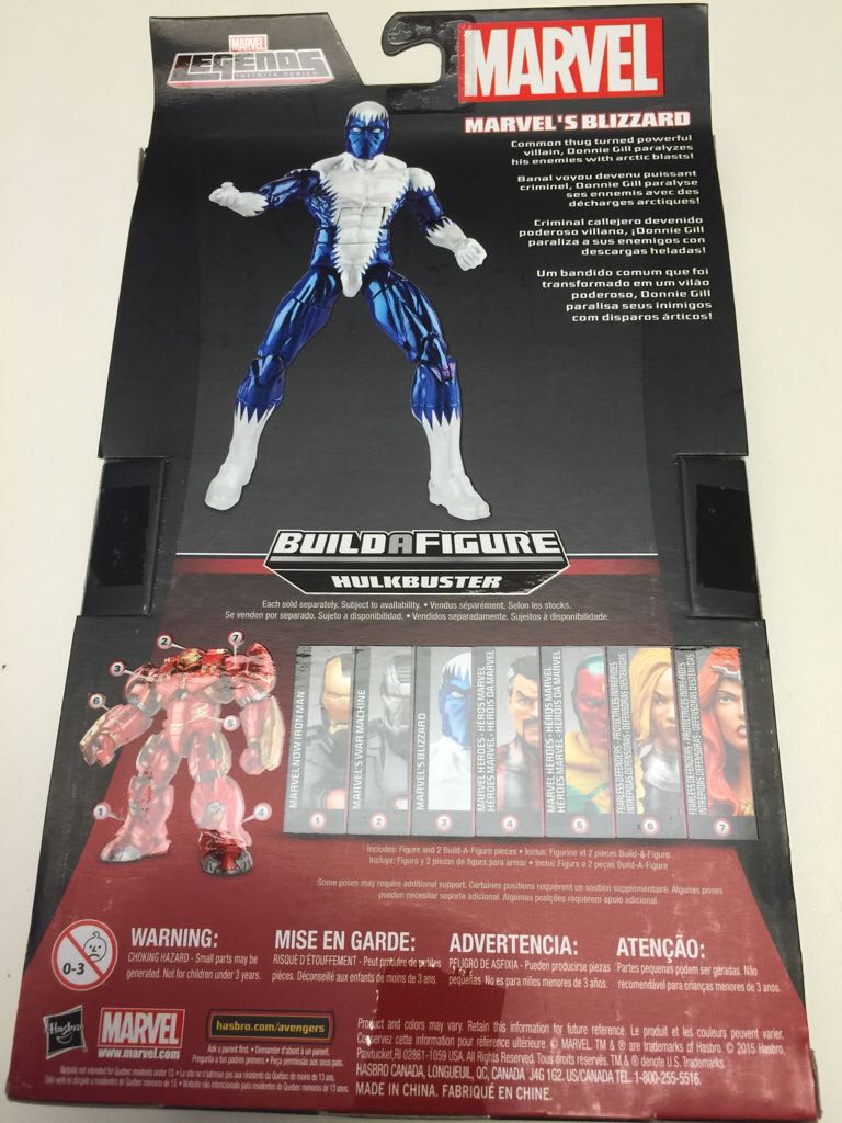 Blizzard (Hulkbuster) - Hasbro (Marvel Legends (BAF - Hulkbuster)) action figure collectible [Barcode 630509310913] - Main Image 2