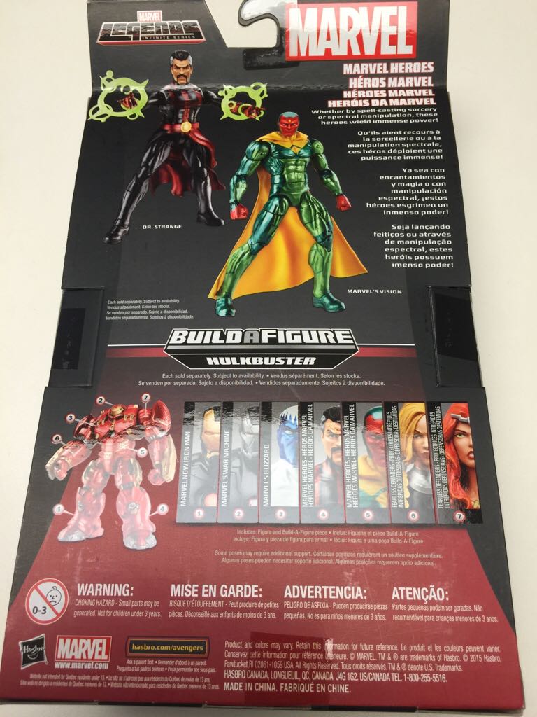 Hulk Buster Vision - Hasbro (Marvel Legends Infinite Series: Hulkbuster) action figure collectible [Barcode 630509310920] - Main Image 2